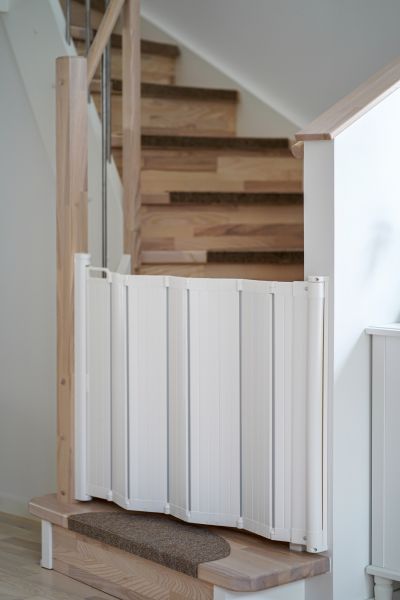 Stair Gate Assembly in Brick